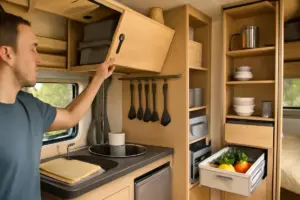 Come organizzare gli spazi in un van piccolo? Le soluzioni salvaspazio più efficaci