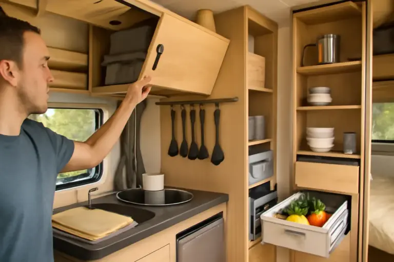 Come organizzare gli spazi in un van piccolo? Le soluzioni salvaspazio più efficaci