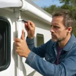 Verifica degli attacchi del tendalino del camper: il dettaglio che può evitare danni costosi in pochi minuti