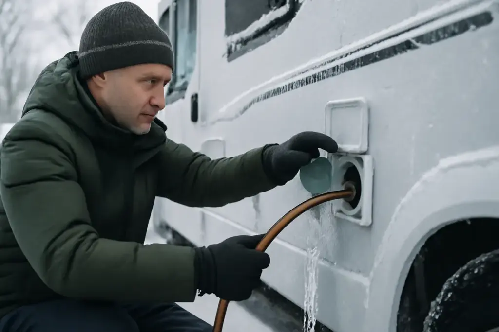 Proteggere il camper dal gelo in inverno: la tecnica poco nota che previene danni ai tubi