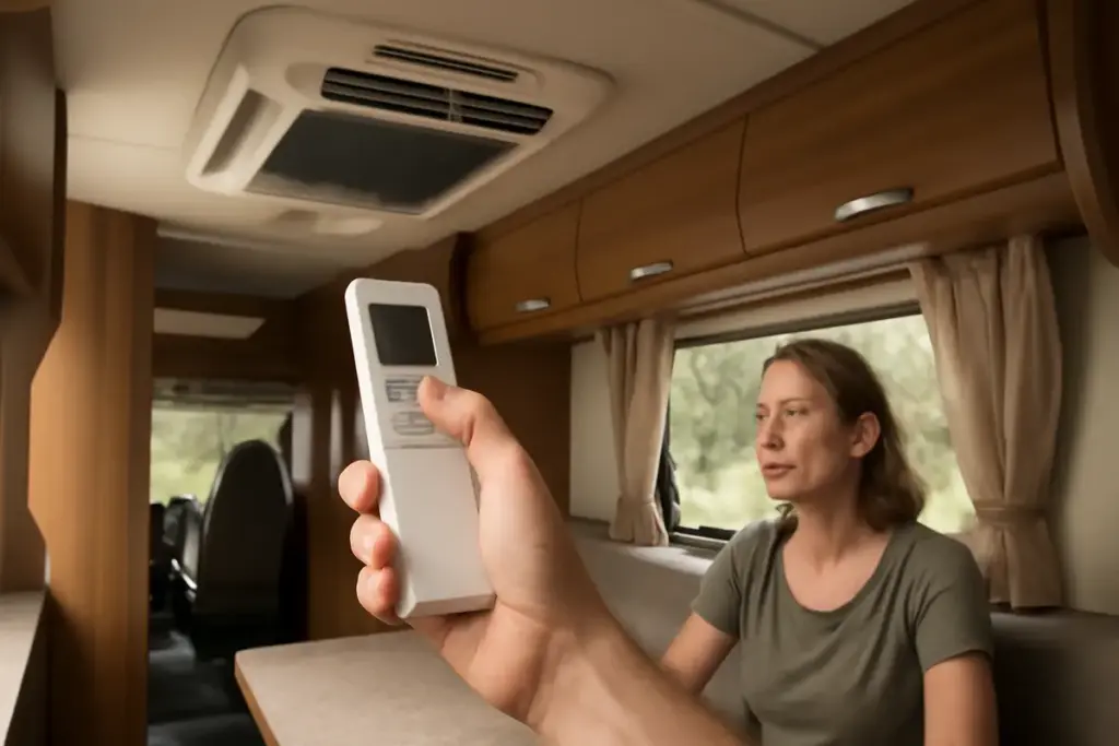 Controllo remoto per climatizzatore da camper: il vantaggio pratico che non ti aspetti